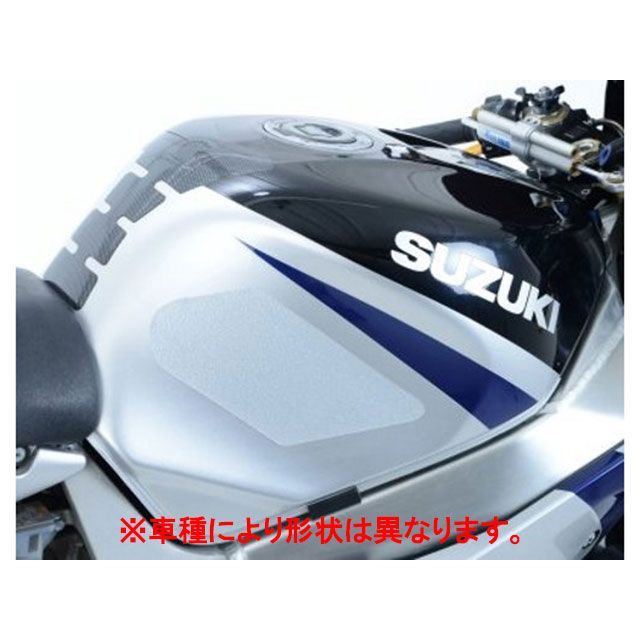 アールアンドジー YZF-R1 タンクトラクショングリップ 4-Grip Kit カラー クリア R&G バイクの通販は