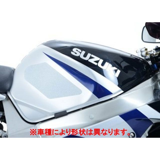 アールアンドジー YZF-R1 タンクトラクショングリップ 4-Grip Kit カラー クリア R&G バイクの通販は