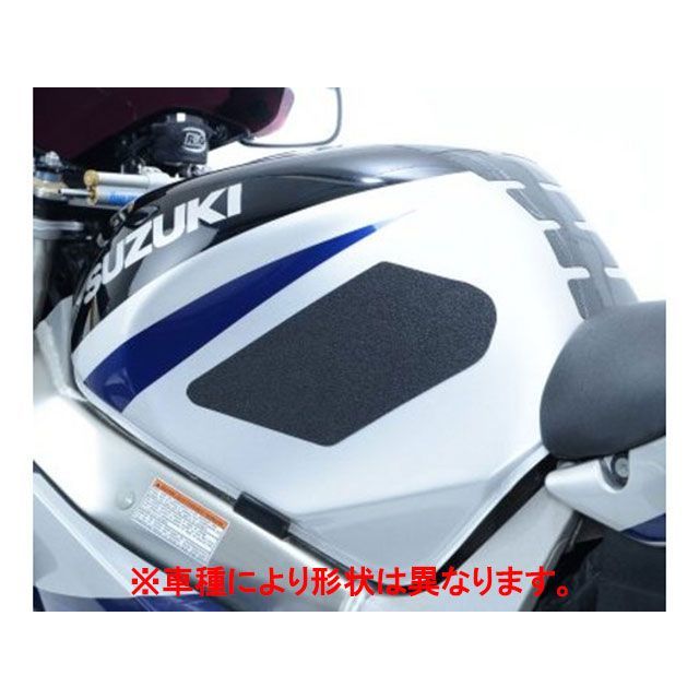 アールアンドジー GSX-R600 GSX-R750 タンクトラクショングリップ 2-Grip Kit カラー ブラック R&amp;G_2