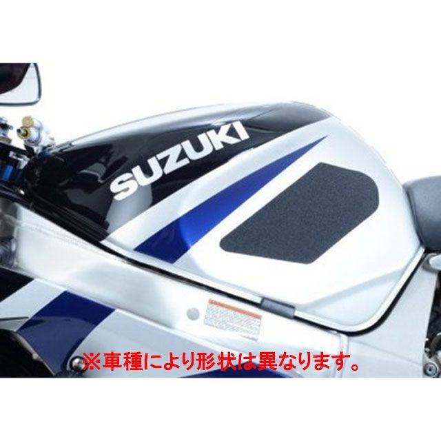 アールアンドジー GSX-R600 GSX-R750 タンクトラクショングリップ 2-Grip Kit カラー ブラック R&amp;G_3