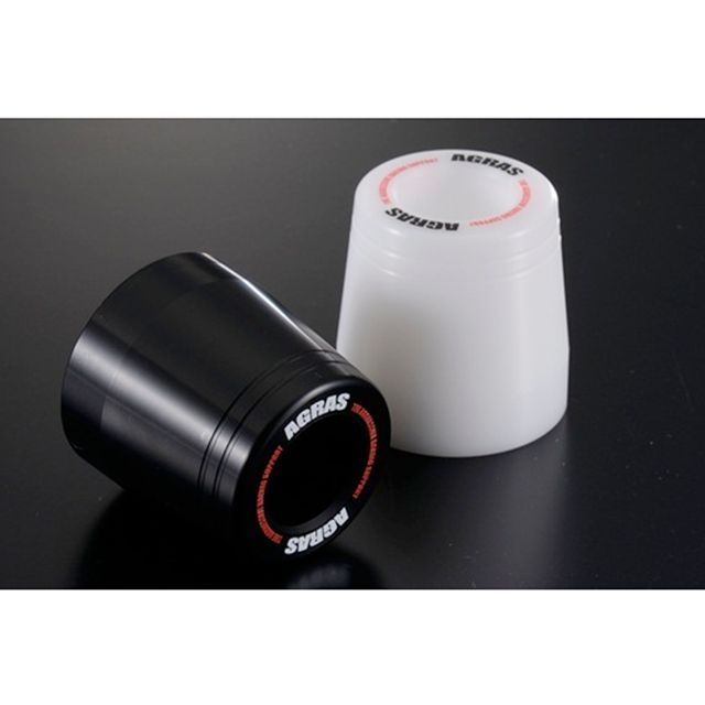 アグラス GSX-S750 レーシングスライダー フレームタイプ φ50 ジュラコンカラー ホワイト タイプ ロゴ有 AGRAS バイクの通販は