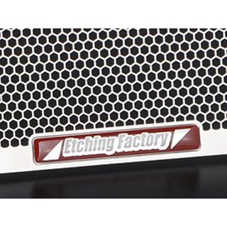 エッチングファクトリー 1290 SUPER DUKE R 1290 SUPER DUKE R（〜18）用 ラジエターガード カラー 赤エンブレム …の通販は