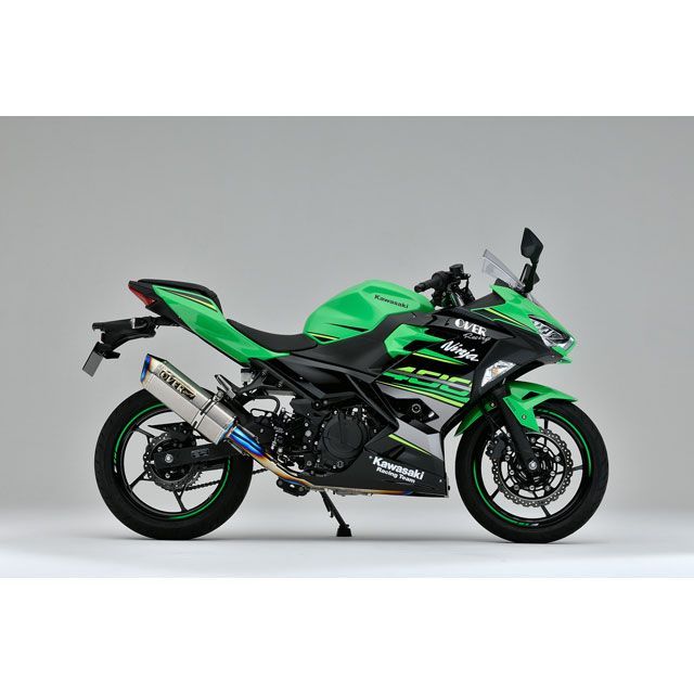 オーバーレーシング Ninja400 TT-Formula RS フルチタン 2-1 マフラー OVER RACING