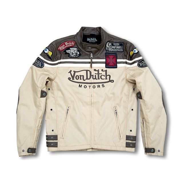 ボンダッチ VOM-J14 600D JACKET カラー：サンド サイズ：XL VonDutch バイク｜au PAY マーケット