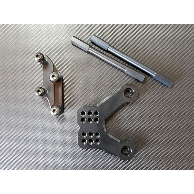 ストライカー NINJA250/400 スペシャルステップ専用 レースコンバートキット（ブラック） STRIKER バイクの通販は 8,098円