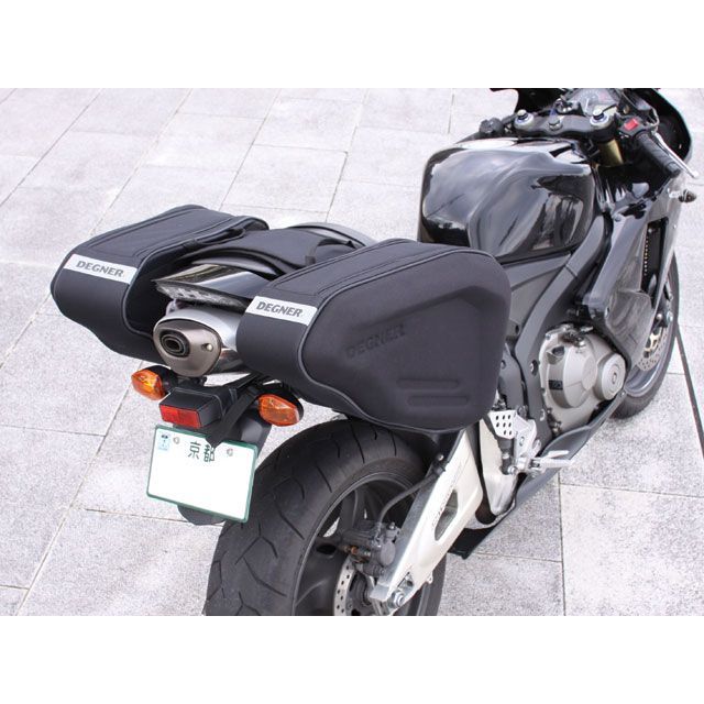 中古 DEGNER(デグナー) スポーツダブルバッグ ブラック NB-102 MT-09 YZF-R25 DEGNER:デグナー スポーツダブルバッグ（中古品） DEGNER NB-3