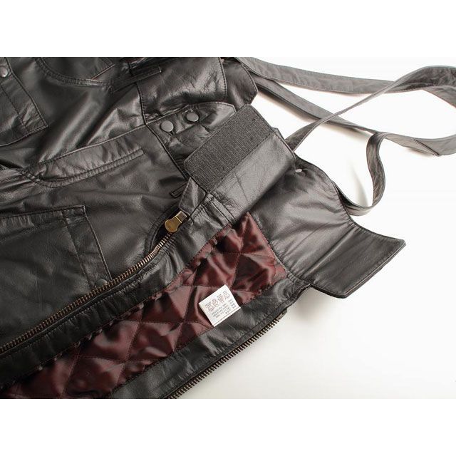 デグナー 【特価品】 ROLE AND CODE RACP-3 レザーオーバーパンツ（ブラック） サイズ L DEGNER_4