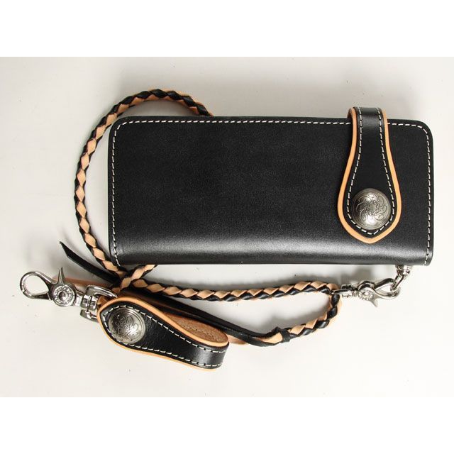 DEGNER 財布 W-33A コンビネーションレザーウォレット カラー ブラック