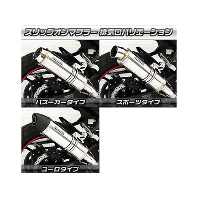 【専用ページ】 ウイルズウィン Ninja250 Ninja250（2BK-EX250P）用 スリップオン