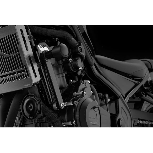 バイカーズ Rebel500 H0442 フェアリングガード 左右セット（ブラック） BIKERS_1