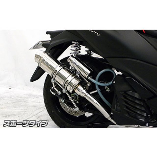 ウイルズウィン トリシティ155 トリシティ155（2BK-SG37J）用 ロイヤルマフラー スポーツタイプ オプション オプションB＋D Wiru…の通販は 37,324円