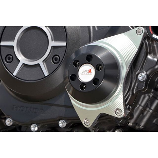 アグラス CB1000R レーシングスライダー クランクC ジュラコンカラー ブラック AGRAS