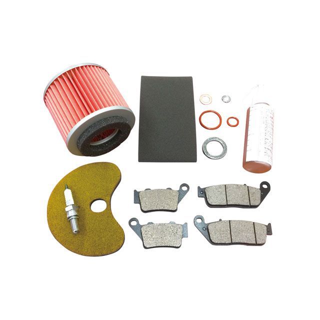 グロンドマン シグナスX125 パフォーマンスリフレッシュキット(プラグ/エアフィルター/ブレーキ/ギアオイル等 メンテナンスキット) Gronde…の通販は