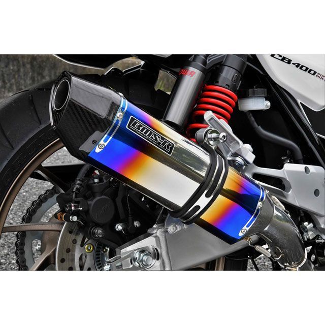 BMS CB400SB/SF CORSA-EVO II スリップオンマフラー ヒートチタン 政府認証 BMS RACING FACTORY