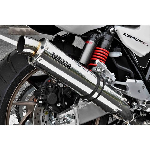 BMS-R ビームス マフラー CB400SF CB400SB 車検対応 BMS CB400SB/SF R-EVO スリップオンマフラー ステンレス 政府