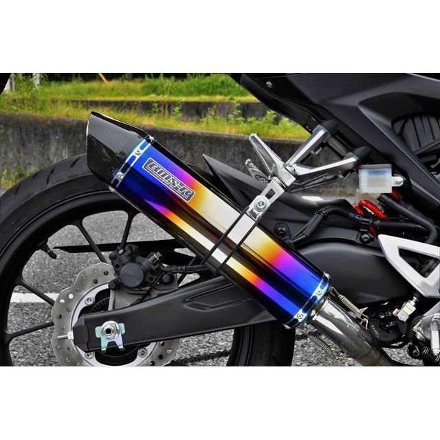 BMS CB125R CROSS-EVO フルエキゾーストマフラー ヒートチタン 政府認証 BMS RACING FACTORY_1