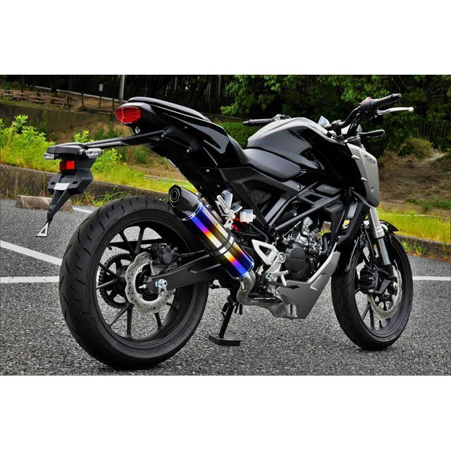 BMS CB125R CROSS-EVO フルエキゾーストマフラー ヒートチタン 政府認証 BMS RACING FACTORY_3