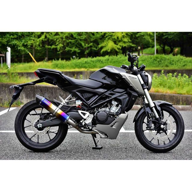 BMS CB125R CROSS-EVO フルエキゾーストマフラー ヒートチタン 政府認証 BMS RACING FACTORY_4
