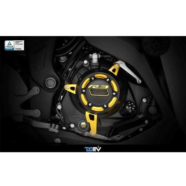 ディモーティブ YZF-R3 エンジンプロテクトカバー YZF-R3 右 カラー チタン Dimotiv