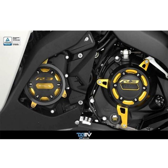 ディモーティブ YZF-R3 エンジンプロテクトカバーYZF-R3 左右セット カラー ブラック Dimotiv