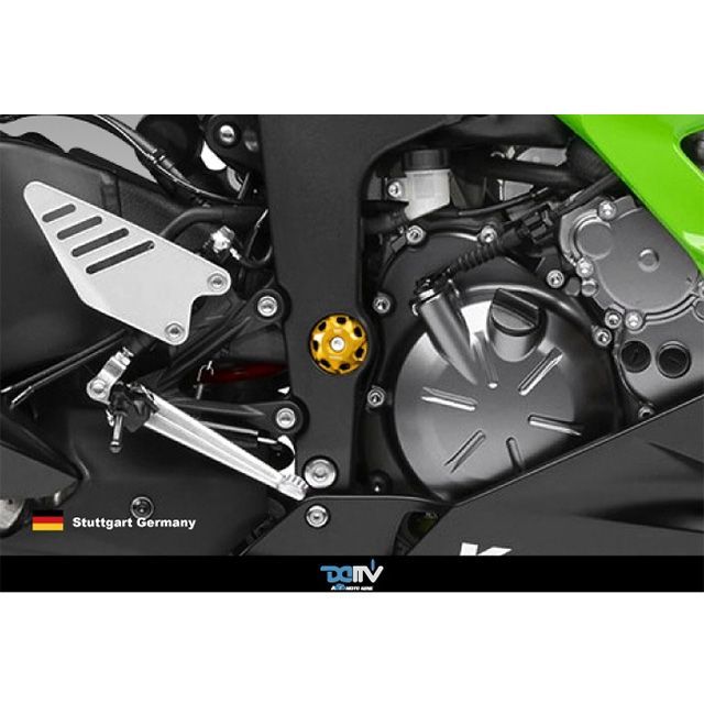 ディモーティブ ZX-6R フレームホールカバー ZX-6R カラー ゴールド Dimotiv