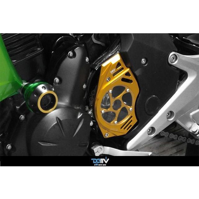 ディモーティブ フロントスプロケットカバー ER6N ER6F カラー チタン Dimotiv バイク