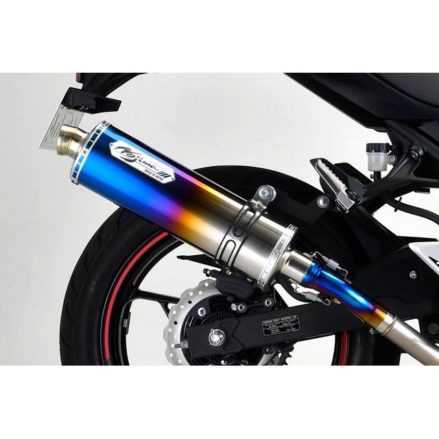 ノジマ Ninja250/400 GTミドル スリップオン HEAT-TIサイレンサー NOJIMA