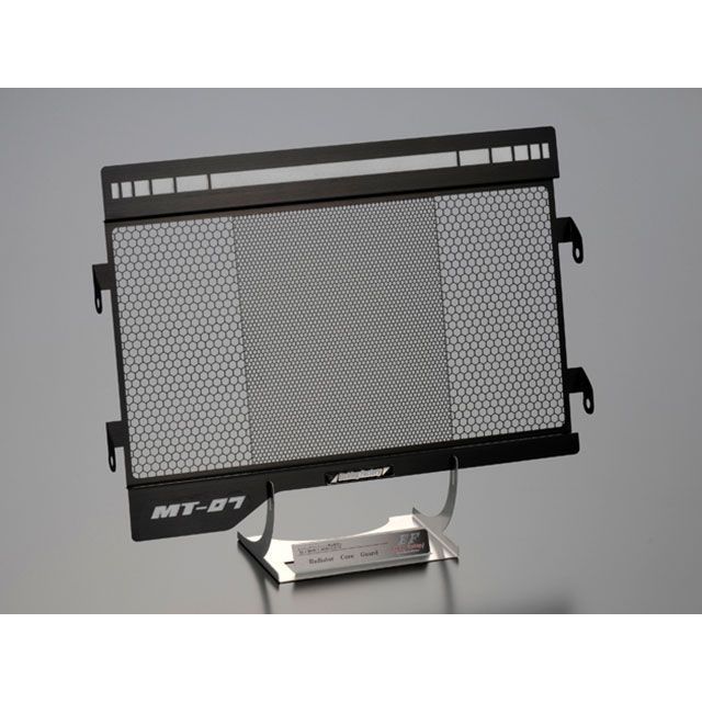 エッチングファクトリー MT-07 MT-07（14〜18）用ラジエターガードSB カラー 黒エンブレム ETCHING FACTORY