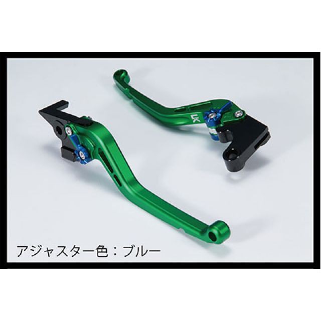 ユーカナヤ CBR954RR スタンダードタイプ アルミ削り出しビレットレバー 艶消しカラー（レバーカラー：マットグリーン） カラー 調整アジ