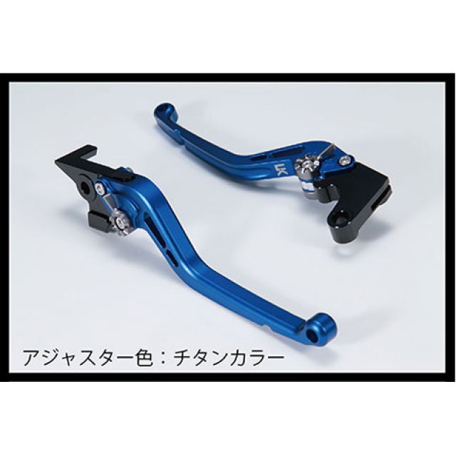 ユーカナヤ フォルツァ スタンダードタイプ アルミ削り出しビレットショートレバー 艶消しカラー（レバーカラー：マットブルー） カラー 調整アジャスタ…