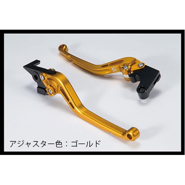 ユーカナヤ 250TR スタンダードタイプ アルミ削り出しビレットショートレバー 艶消しカラー（レバーカラー：マットゴールド） カラー 調整アジャス…