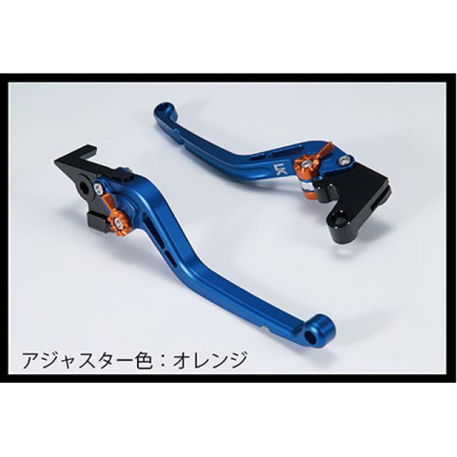 ユーカナヤ GSX400S刀 スタンダードタイプ アルミ削り出しビレットレバー（レバーカラー：マットレッド） カラー 調整アジャスター：マットオレン…の通販は