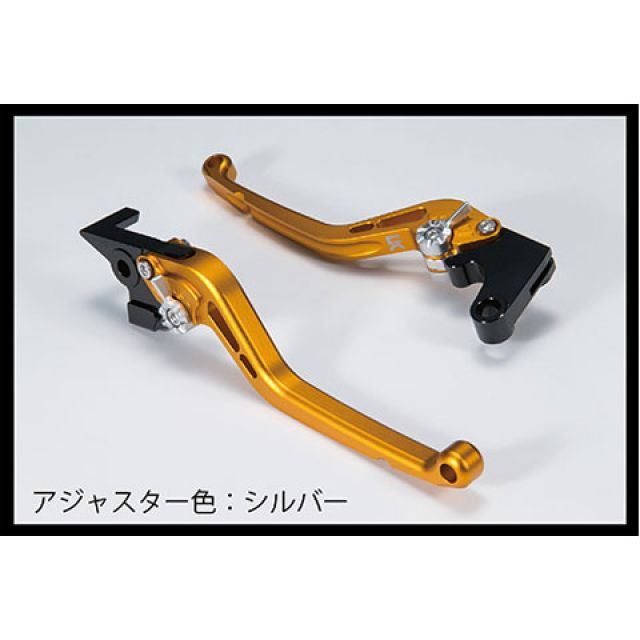 ユーカナヤ マジェスティ250 スタンダードタイプ アルミ削り出しビレットレバー（レバーカラー：マットゴールド） カラー 調整アジャスター：マットシ…の通販は