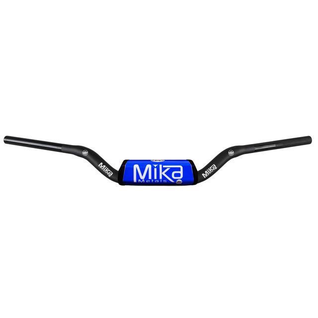 ミカメタルズ 汎用 テーパーハンドルバー RAW シリーズ バーパッドカラー ブルー ベンドタイプ CR HIGH BEND（918） MIKA M…