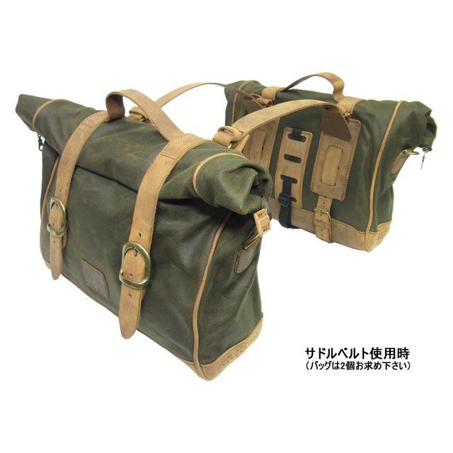 ロングライド ヘリテージ サドルバッグ・ロールトップ 9.5L（カーキ） LONGRIDE_6