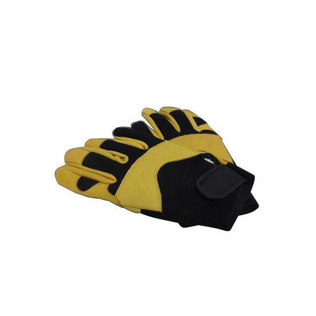 ガレージT&F グローブ(鹿革) イエロー/ブラック サイズ L T&F バイクの通販は 7,050円