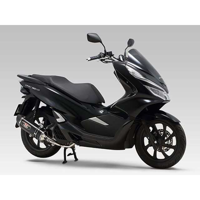 ヨシムラ PCX150 機械曲 R-77S サイクロン カーボンエンド EXPORT SPEC 政府認証 SMC YOSHIMURA バイク