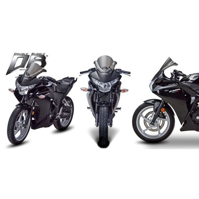 ゼログラビティ CBR250R CBR300R スクリーン ダブルバブル カラー ダークスモーク ZEROGRAVITY_4