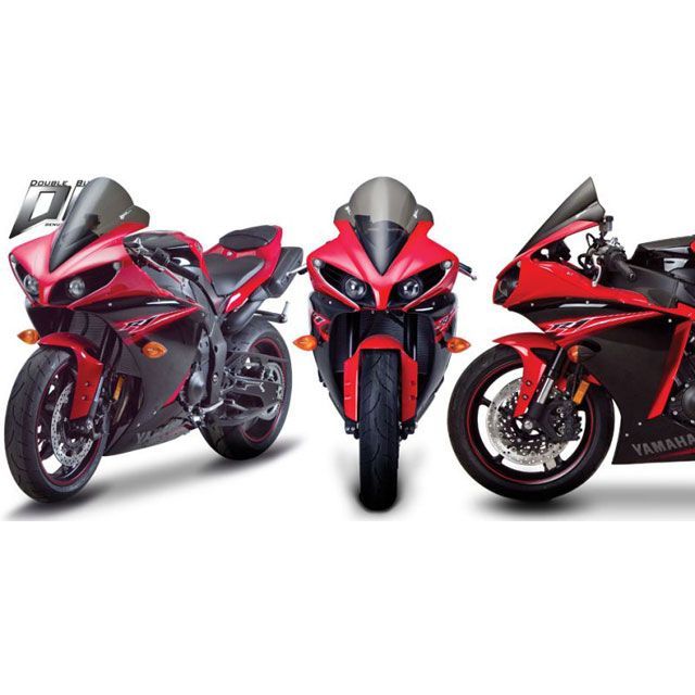 ゼログラビティ YZF-R1 スクリーン ダブルバブル カラー スモーク ZEROGRAVITY_1