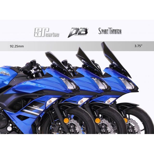 ゼログラビティ Ninja650（ABS） スクリーン ダブルバブル カラー