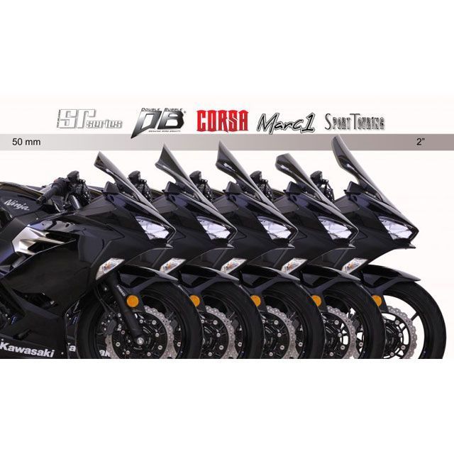 Ninja400 / 250(18-) ゼログラビティ スクリーン　ダブルバブル ゼログラビティ Ninja250（ABS） Ninja400（ABS） スクリーン