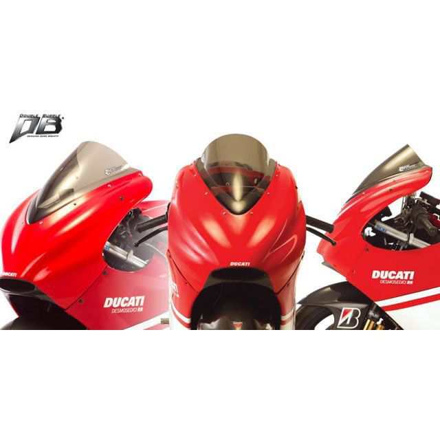 ゼログラビティ DESMOSEDICI RR DESMOSEDICI スクリーン ダブルバブル カラー ダークスモーク ZEROGRAVITY バイクの通販は