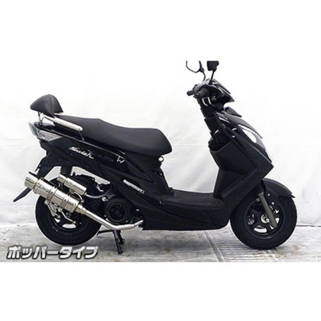 ウイルズウィン スウィッシュ スウィッシュ（2BJ-DV12B）用 ロイヤルマフラー ポッパータイプ オプション なし WirusWin_2