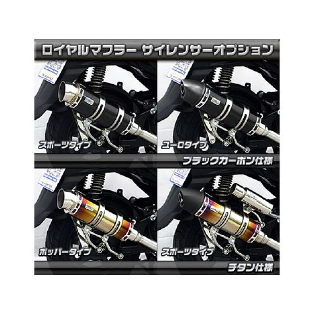 ウイルズウィン スウィッシュ スウィッシュ（2BJ-DV12B）用 ロイヤルマフラー ポッパータイプ オプション なし WirusWin_7