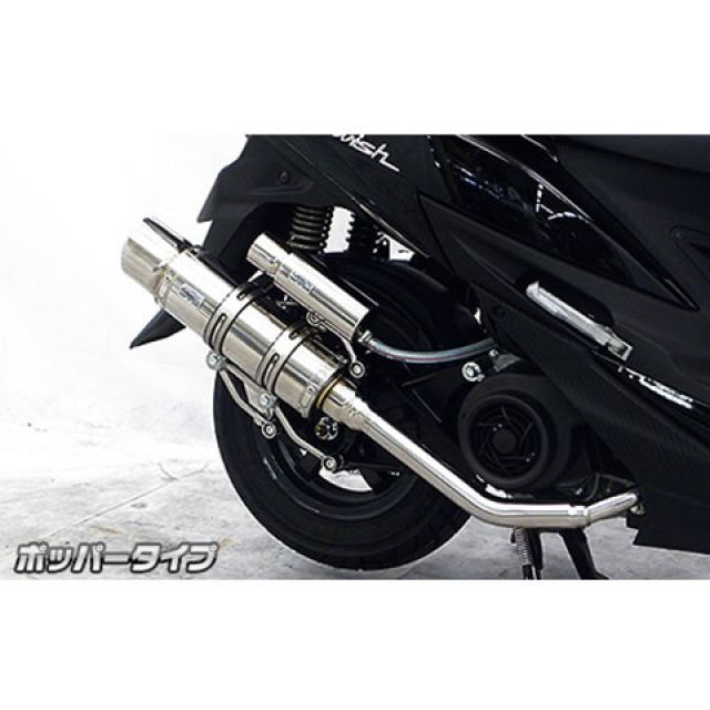 ウイルズウィン スウィッシュ スウィッシュ（2BJ-DV12B）用 ロイヤルマフラー ポッパータイプ オプション オプションB＋D WirusWin