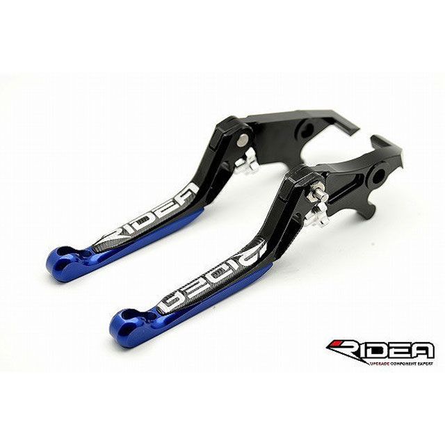 リデア GSX-R125 GSX-S125 3Dスライド延長式ノブアジャストブレーキレバー 左右セット（レバー本体：ブラック） エクステンション ゴ…
