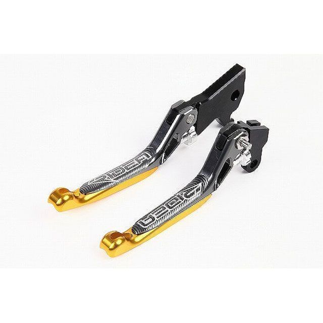 リデア GSX-R125 GSX-S125 3Dスライド延長式ノブアジャストブレーキレバー 左右セット（レバー本体：チタン） エクステンション ブラ…の通販は