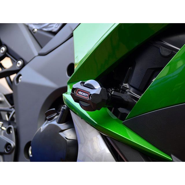 リデア NINJA1000 フレームスライダー メタリックタイプ（レッド） RIDEA_2