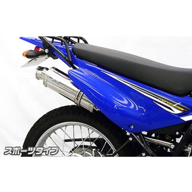 ウイルズウィン XTZ125 XTZ125（2016〜）用 スリップオンマフラー スポーツタイプ オプション なし WirusWin