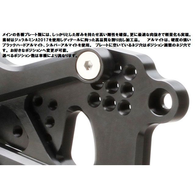 ストライカー GSX-R125 ABS スペシャルステップキット（ブラックハードアルマイト） STRIKER_4